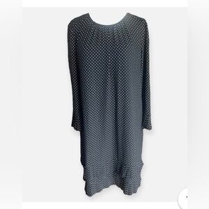 kate spade Black and White Polka Dot Midi Dress